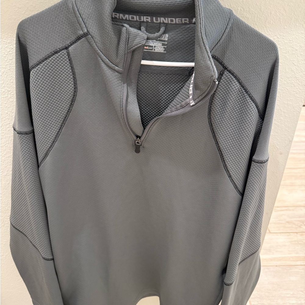 Under Armour Men's Charcoal Quarter-Zip Jacket